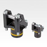 Rotary lever clamps, hydraulic double / single-acting with spring return