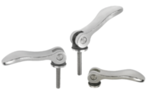 Cam levers steel with internal and external thread