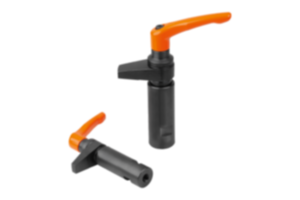 Hook clamp with collar and adjustable handle with clamping force intensifier