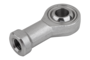Rod ends with plain bearing internal thread, stainless steel, DIN ISO 12240-1, maintenance-free